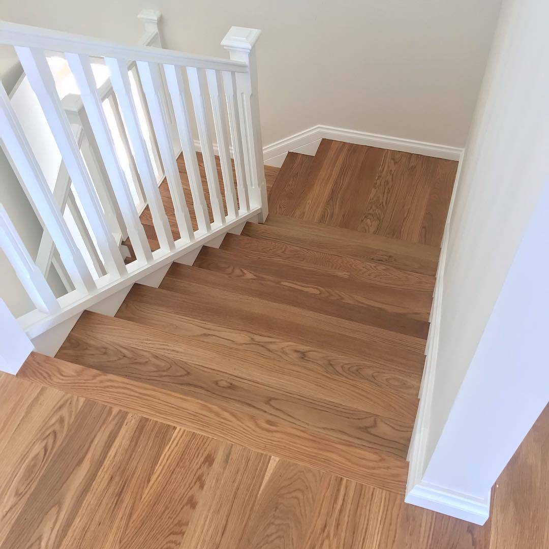 A nice little oak staircase done for some great clients recently!!! #artoftimber #timberfloors #timberstaircase #timber #sherwoodflooring